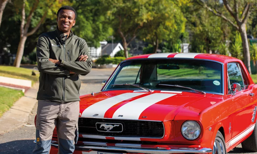 David Mashabela Shares Details on His Mint Ford Mustang